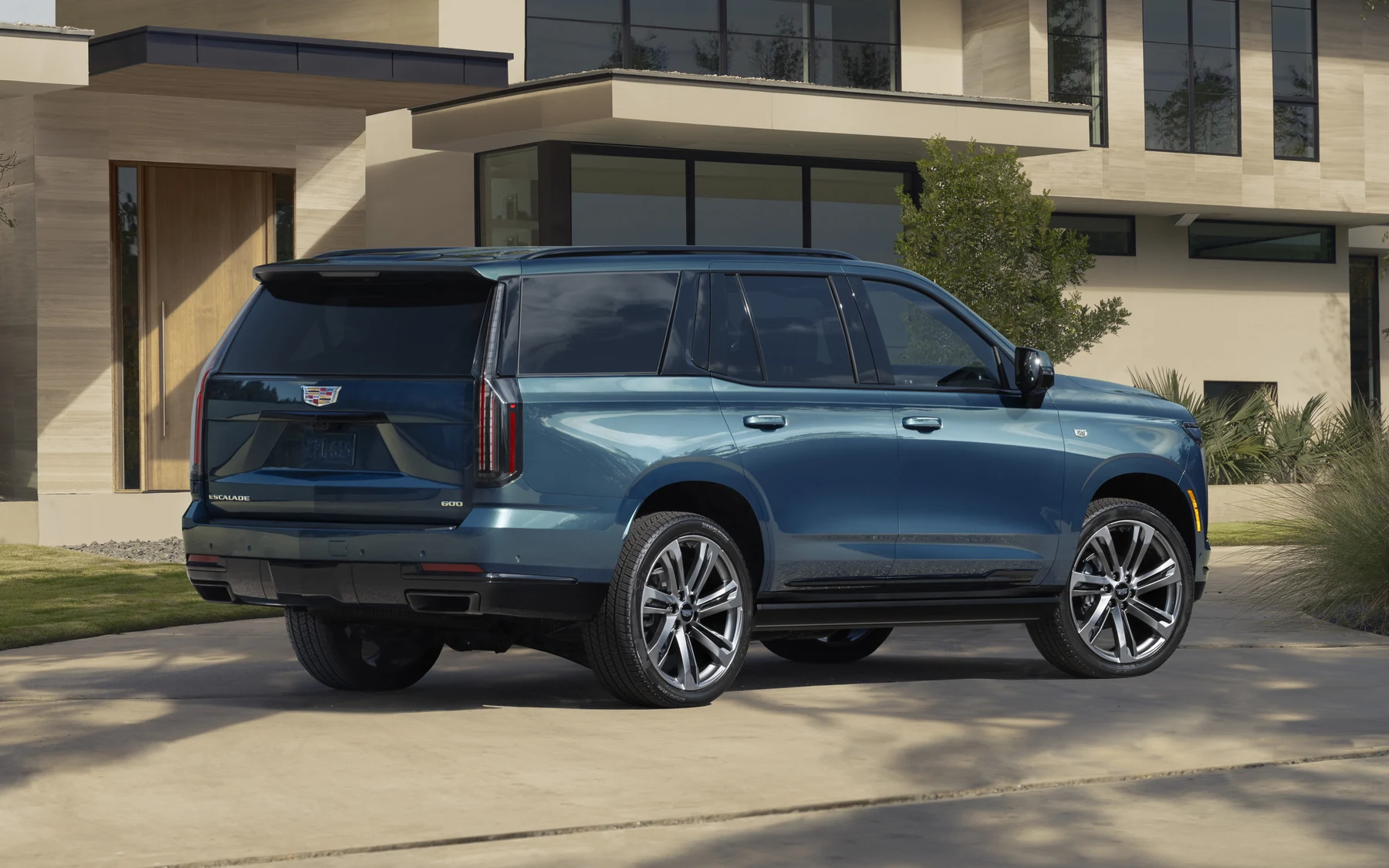 Deep blue 2026 Cadillac Escalade