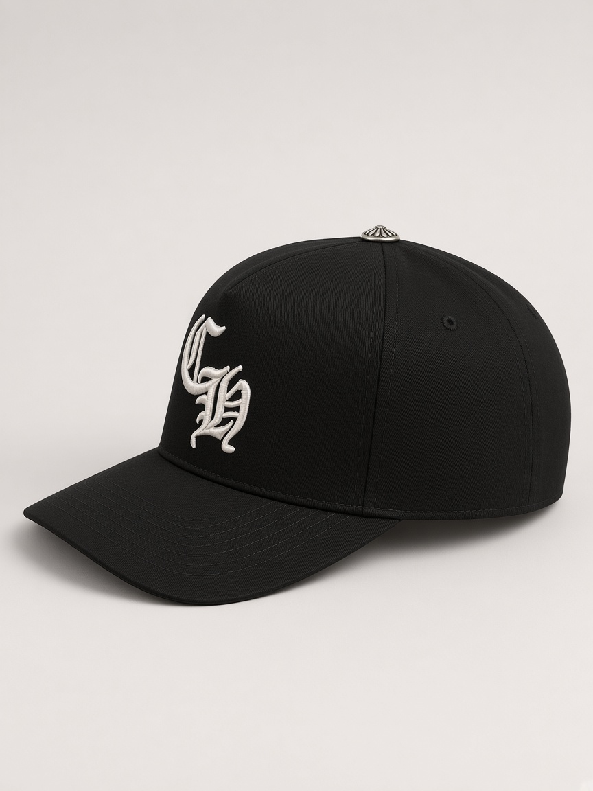 Chrome Hearts CH Baseball Cap in Black