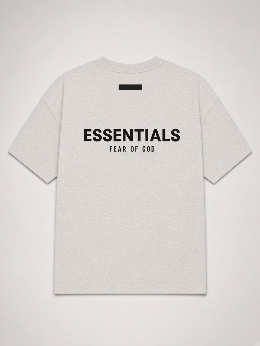 Fear of God Essentials T-Shirt & Shorts Set in Light Oatmeal