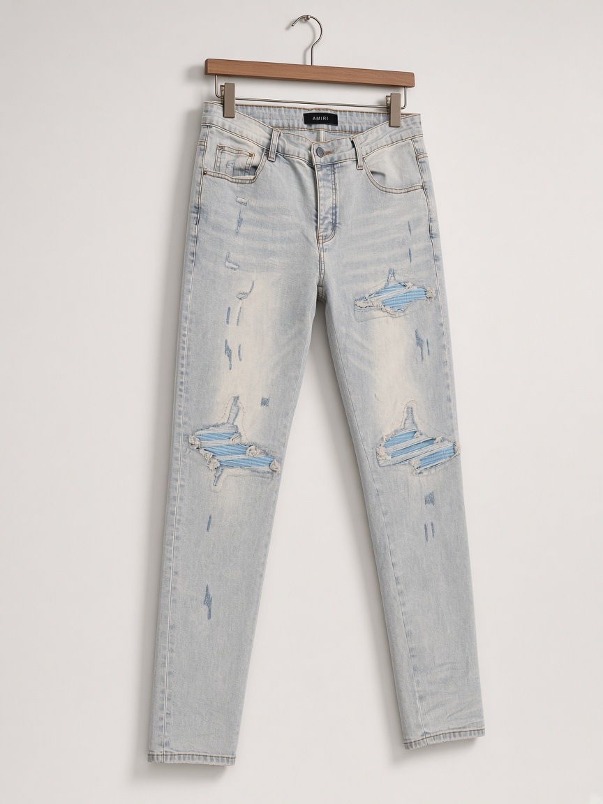 Amiri MX1 Jeans in Light Indigo