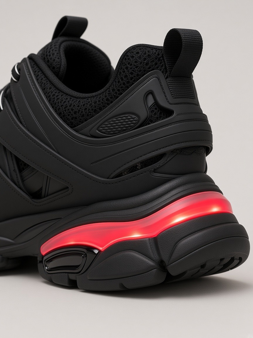 Balenciaga Track LED Sneakers in Black