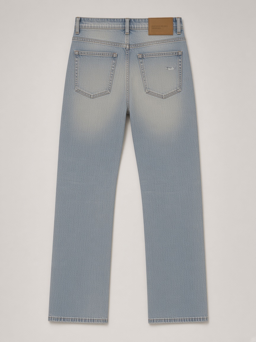 Enfants Riches Déprimés Straight Leg Jeans in Light Vintage Wash
