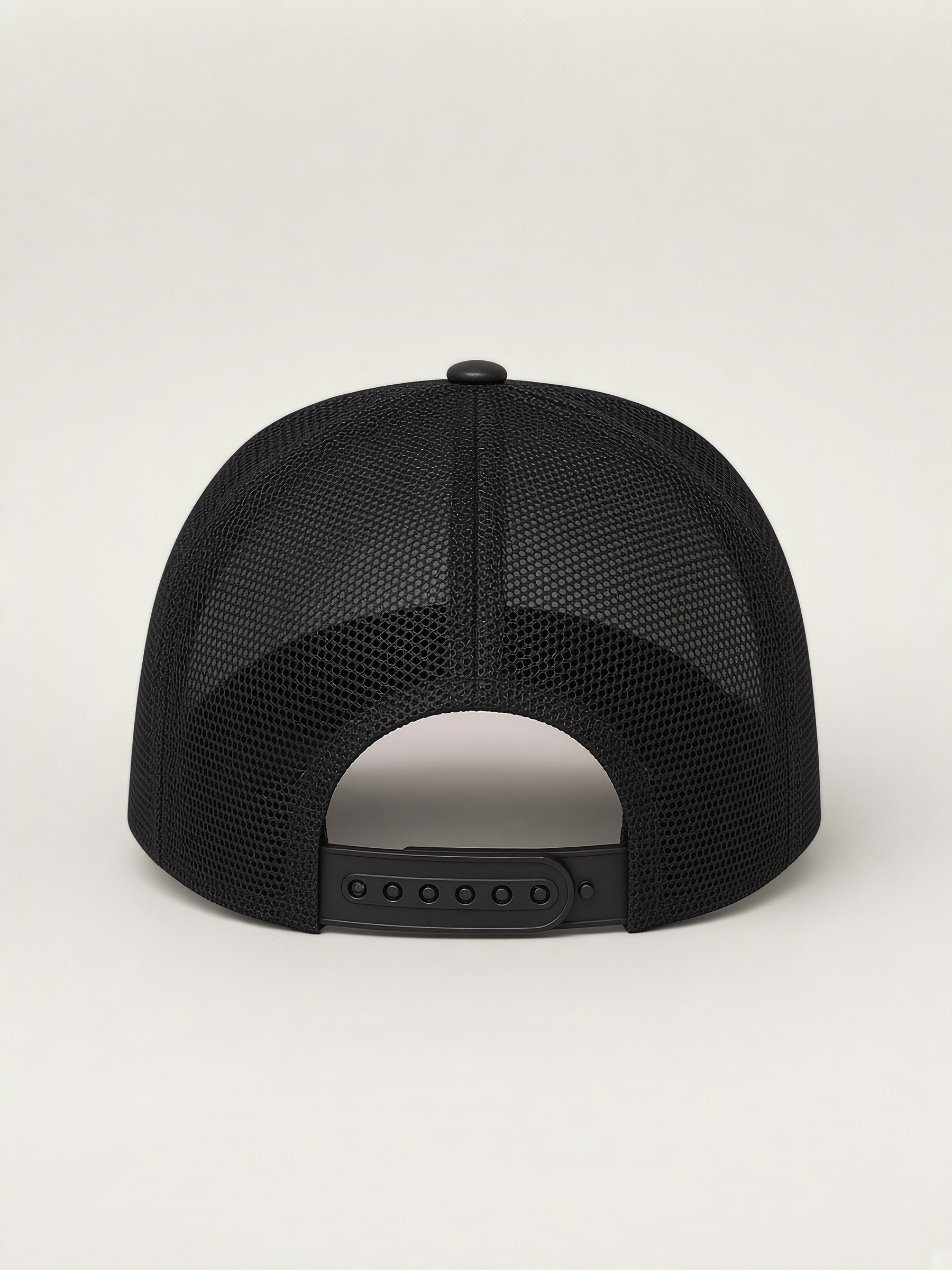 Amiri Leather MA Trucker Hat in Black