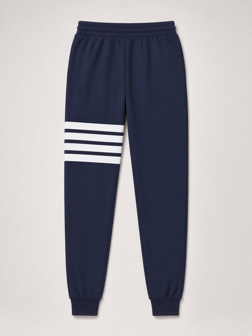 Thom Browne 4-Bar Tracksuit Set in Navy