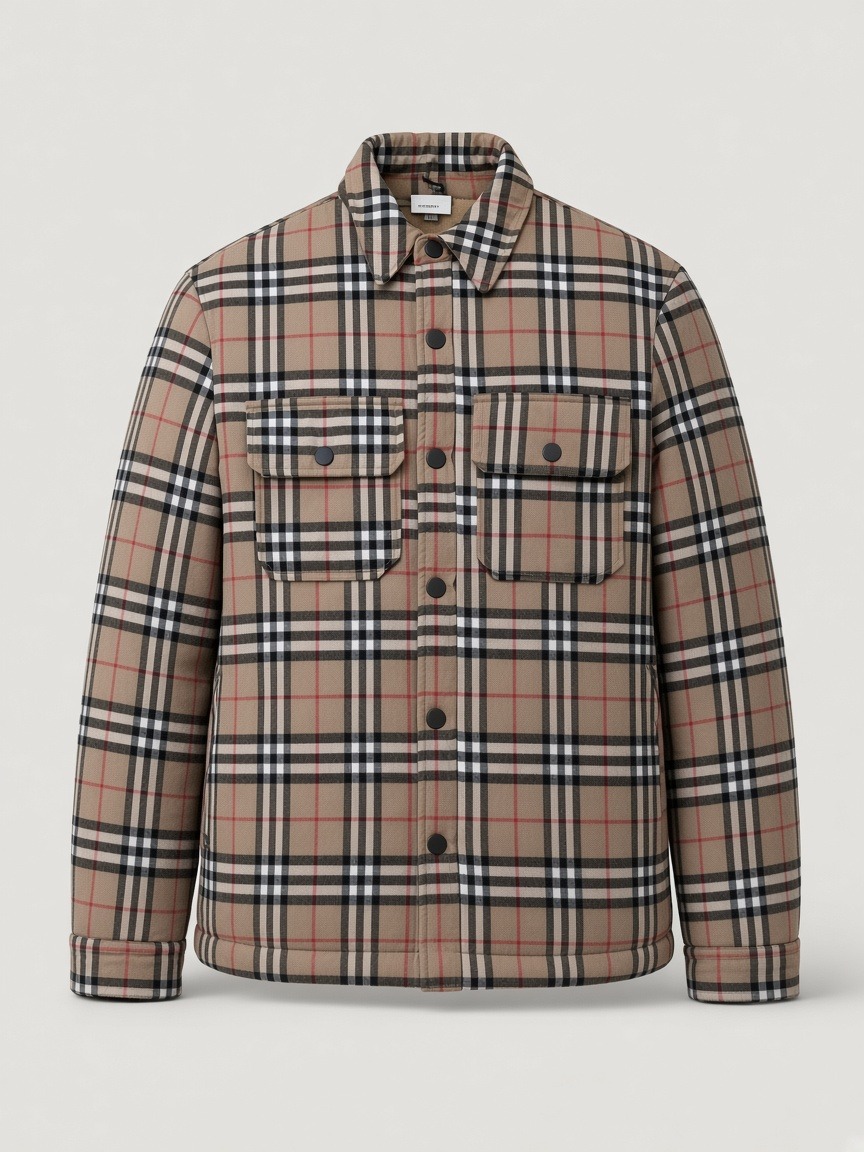 Burberry Check Overjacket in Archive beige check
