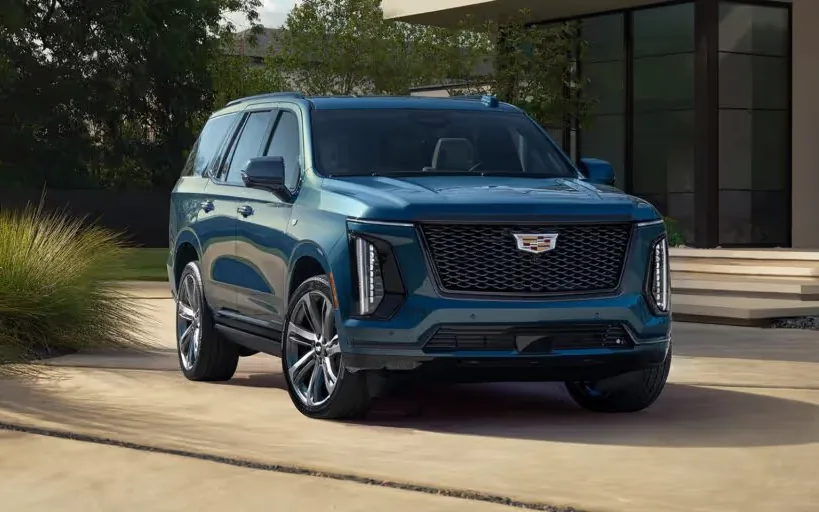 Deep blue 2026 Cadillac Escalade