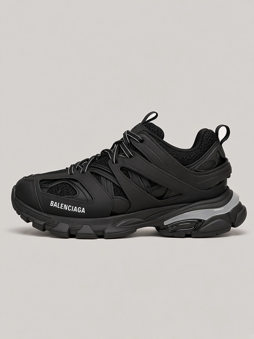 Balenciaga Track LED Sneakers in Black