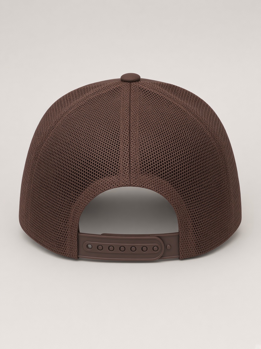 Amiri Records Hollywood Trucker Hat in Brown