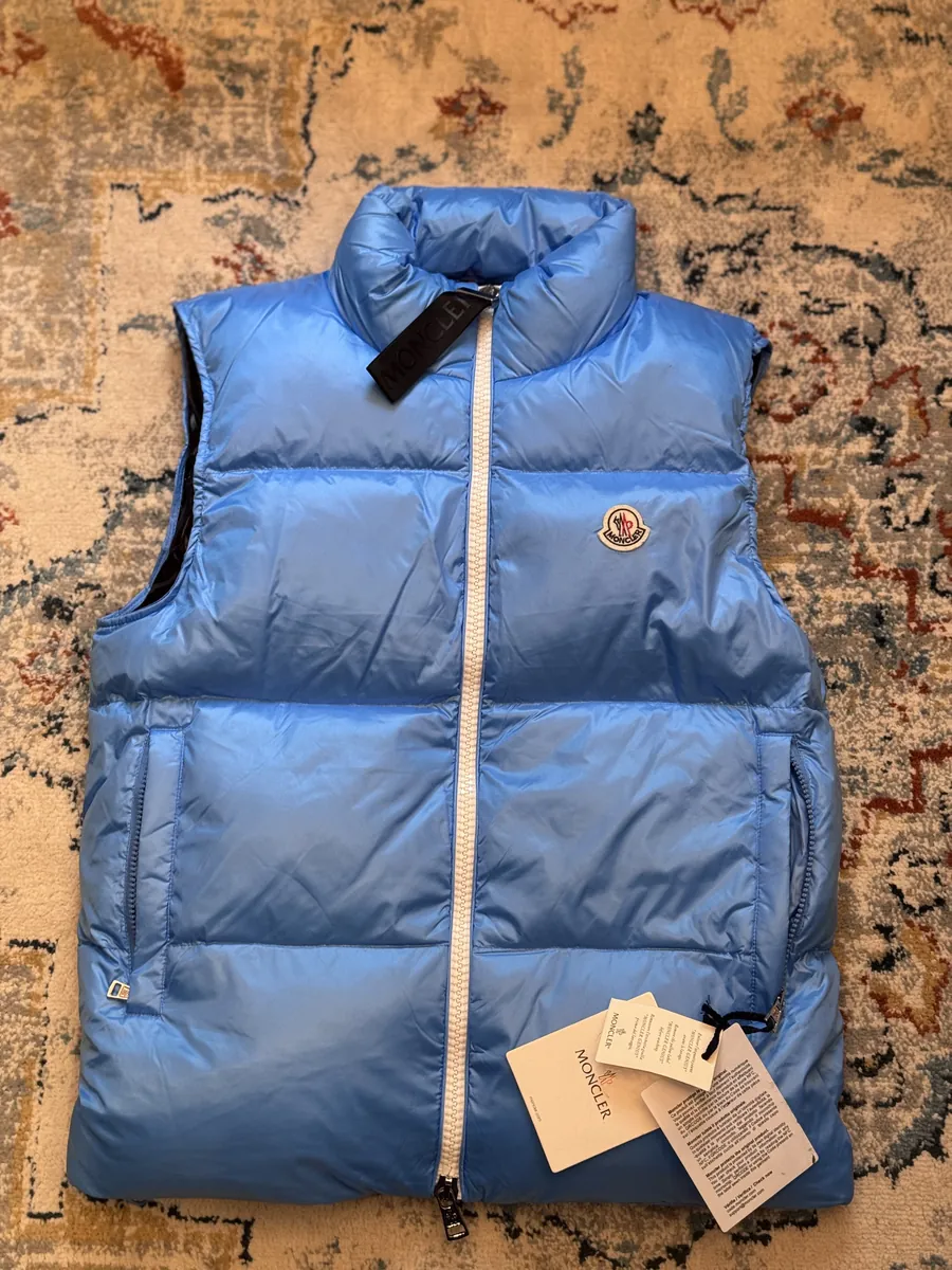Sky blue Moncler Down Vest