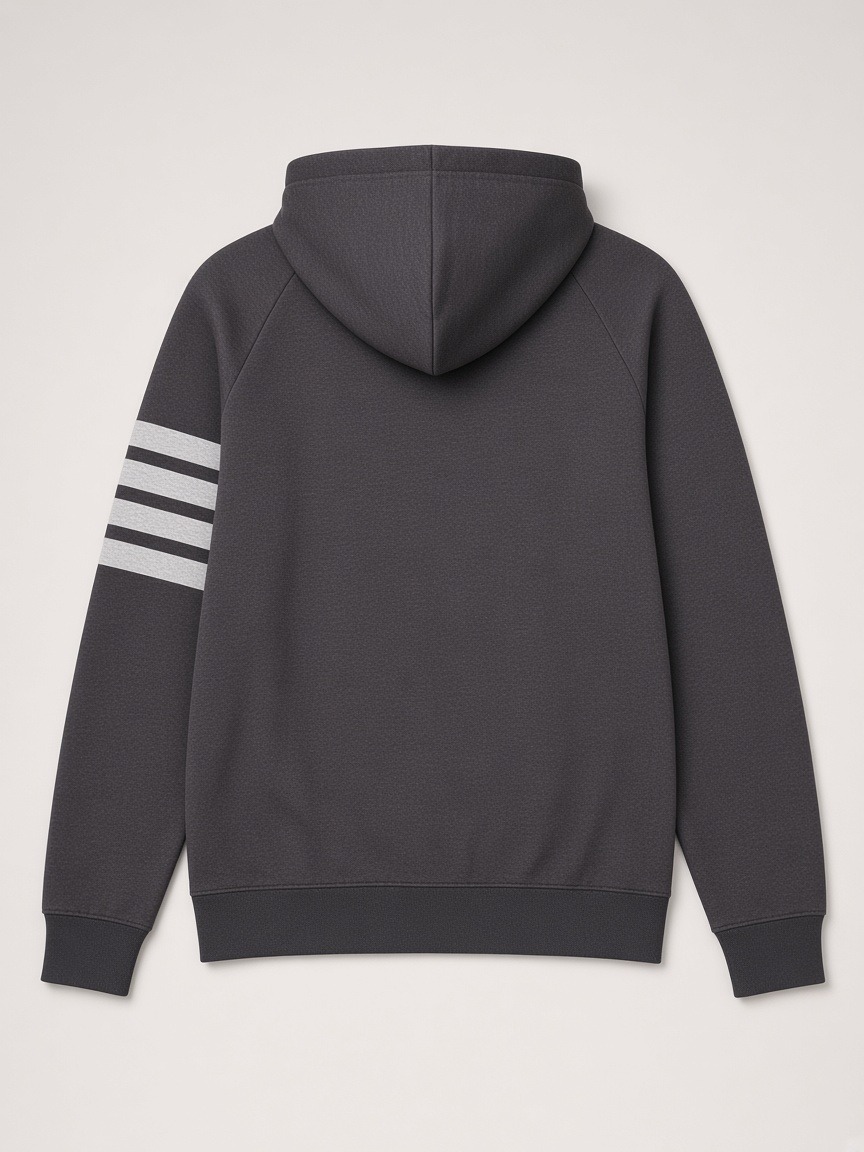 Thom Browne 4-Bar Tracksuit Set in Dark Grey