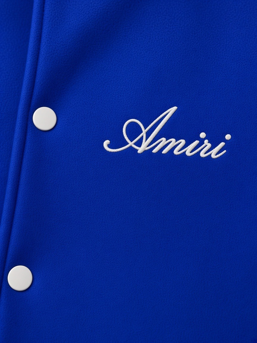 Amiri MA Band Jacket in Royal Blue