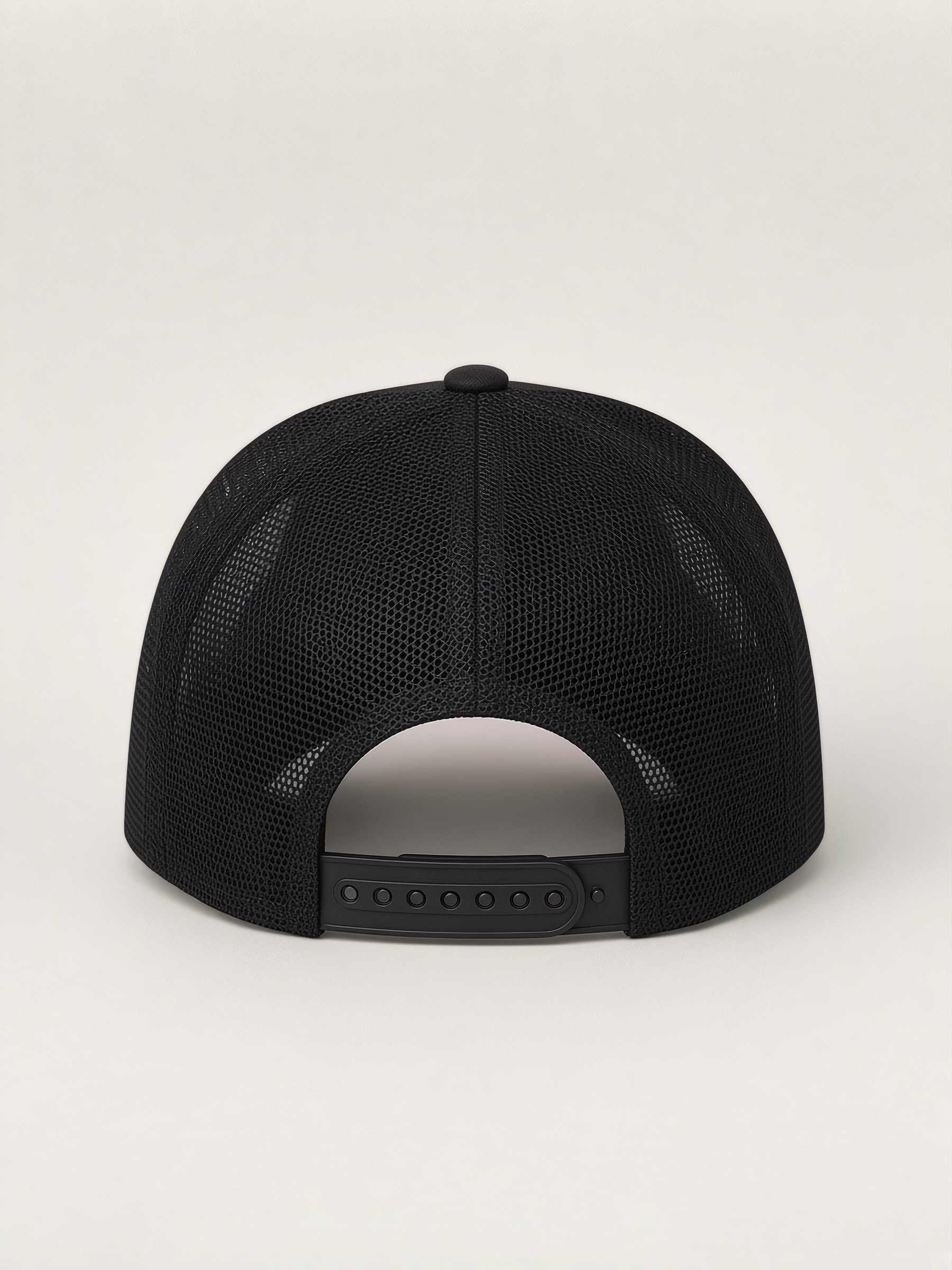 Amiri MA Logo Trucker Hat in Black & Blue