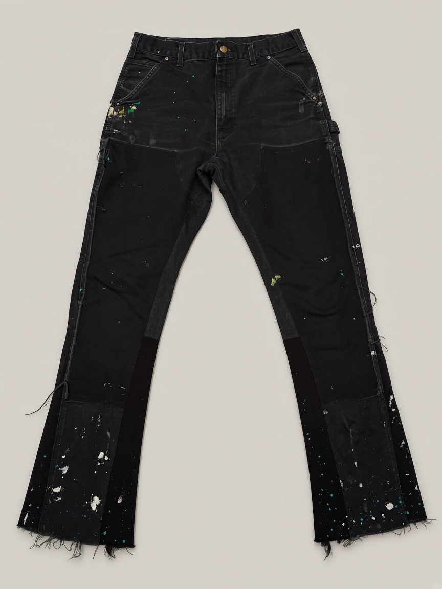 Gallery Dept. Carpenter Reworked Flare Pants in Black