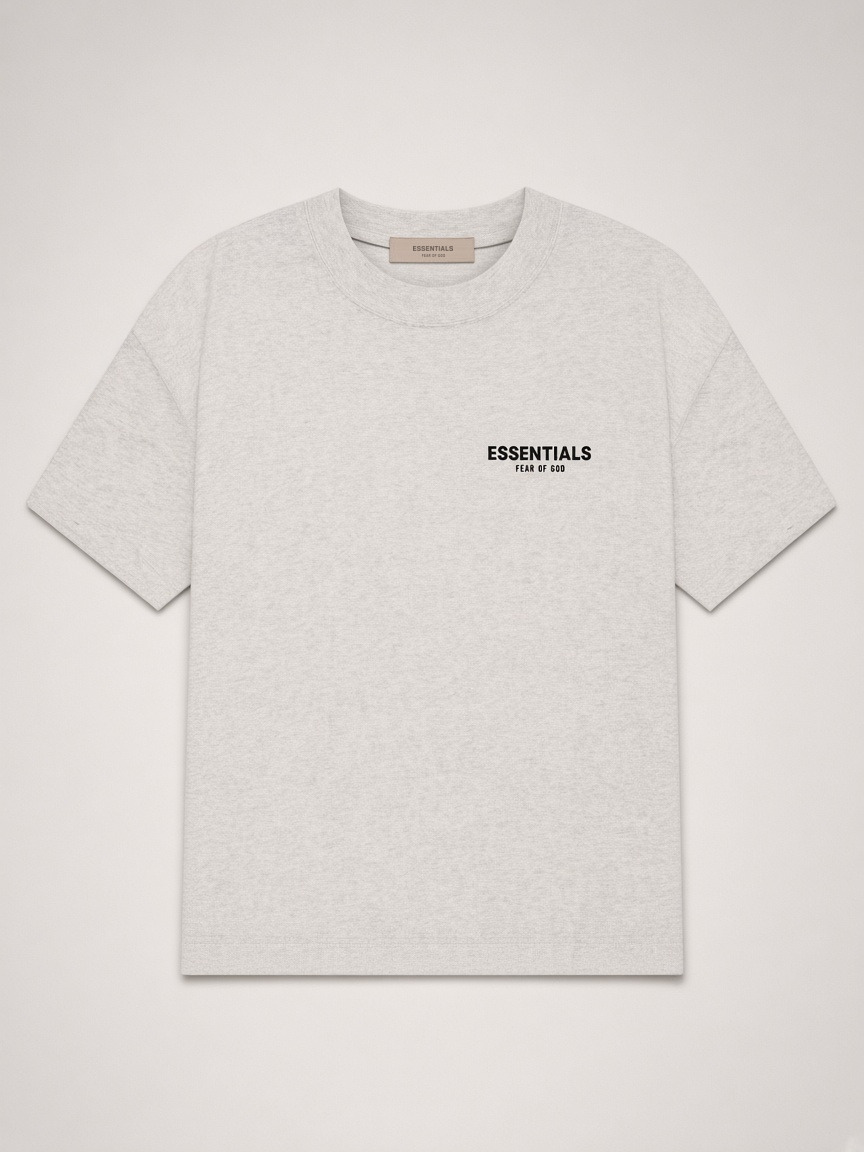Fear of God Essentials T-Shirt & Shorts Set in Light Oatmeal